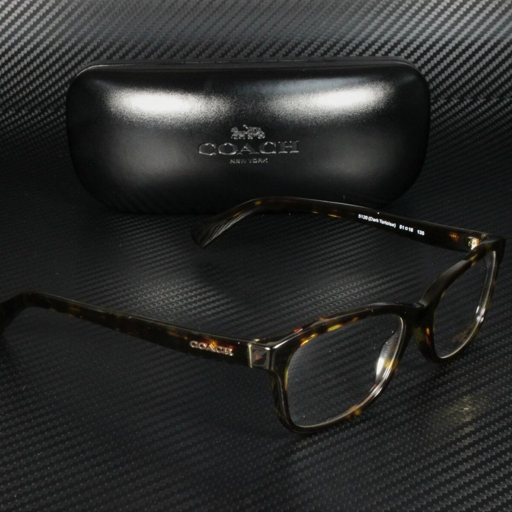 COACH Brown 51mm Eyelgasses - Picture 2 of 3